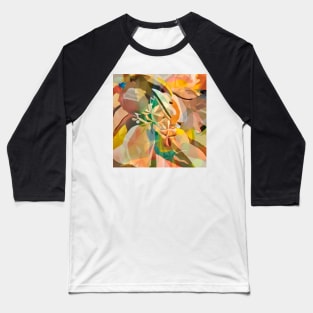 Rosebud Abstract Baseball T-Shirt